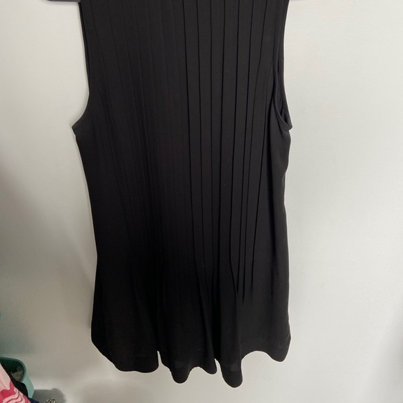 Aritzia Pleated Chiffon Dress - Picture 2 of 4